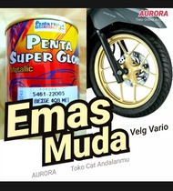Cat Penta Emas Muda Gold Velg Vario Penta Super Gloss Metallik Metalic 200cc Cat Mobil Motor
