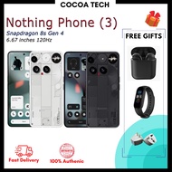 【Global Rom】Nothing Phone (3) Snapdragon 8s Gen 4 OLED 6.67 inches 120Hz 5150mAh 65W wired 256/512GB