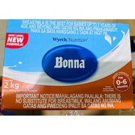 Bonna 0-6 months 2kg/1.2kg for Sale