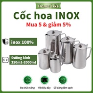 Stainless steel water bottle with lid 350ml - 2000ml extremely clean water and coffee bottle, stainl