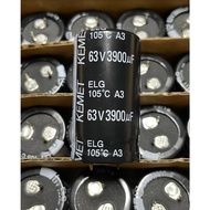 3900uF 63V Kemet ELG Capacitor 25mm x 45mm