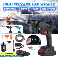 2000W 88VF Cordless High Pressure Car Washer Rechargeable Car Wash Gun Electric Foam Machine for Makita 18V Battery