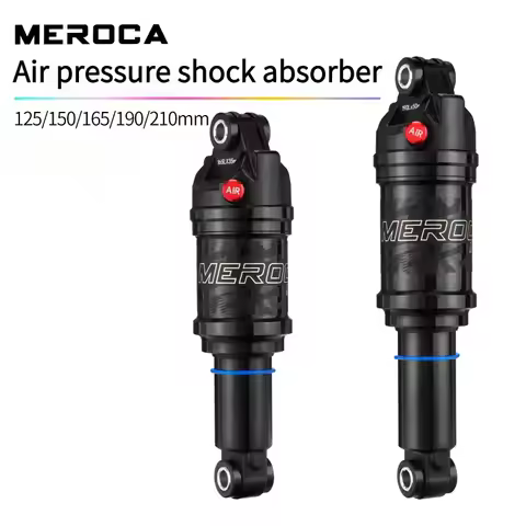 Adjustable Mountain Bike Air Shock Absorber - 125-210mm Lengths for MTB Rear Suspension