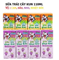 24 HỘP SỮA TRÁI CÂY KUN 110ML hương vị trái cây - PHUONGAN_SHOP