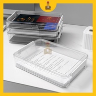 A4 Transparent Stackable Organizer Box Desk Organizer File Storage Box Plastic File Box Aesthetic Of