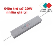 Ceramic resistor 20W 2R2 3R3 4R7 5R6 6R8 10R 15R 22R 33R 47R 100R 220R 330R optional power resistor