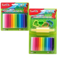 HCKT [THANH LONG] - SmartKids Clay and Modeling Clay Set 12 Colors / 12 Color Modeling Clay