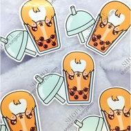 💕 WATERPROOF💕 Corgi Boba/ Bobaholic / Laptop Sticker/ Car Decal