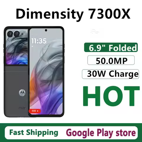 Global Rom Motorola Moto Razr 50 Mobile Phone Dimensity 7300X 6.9" POLED Folded Screen 50.0MP Camera