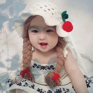 An Lace Beanie Hat Baby Hair Braid/Baby Hat WIG/Lace Baby WIG Beanie 6month To 4th Year