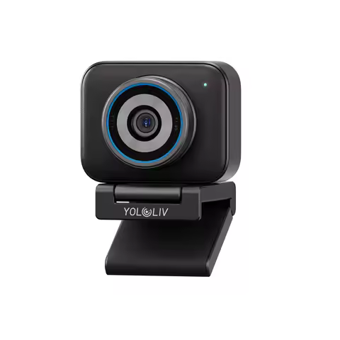 YOLOLIV YoloCam S3, 4K Streaming Webcam,1/1.28" Sensor, PDAF Autofocus, 4X Zoom, for Creators, Strea