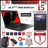Intel Core I7 i5 (8th Gen) Lenovo ThinkPad X280 – 16GB RAM / 512GB SSD | 13.3” FULL Display