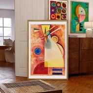 Wall Art Print Art Frame Aesthetic Wooden Frame Large Size A3 A2 A1 A0 Abstract Kandinsky XA09