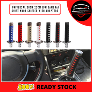 Universal 20cm 25cm JDM Samurai Shift Knob Shifter With Adapters Gear Shift knob