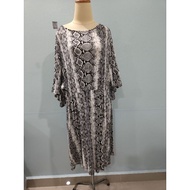 Plus Size Dress/Viscose Dress/Gaun XXL/Casual Dress/Dress/Plus Size