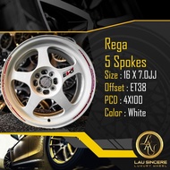 Rega 5 Spokes 16 X 7.0JJ 4X100 White