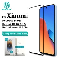 Nillkin 2.5D Full Cover Tempered glass for Xiaomi POCO M6 Pro 5G/ Redmi 12 4G /Redmi 12 5G / Redmi N