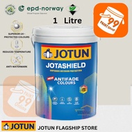 JOTUN 1L Jotashield Antifade Colours (Exterior) Paint Cat Dinding Luar Rumah