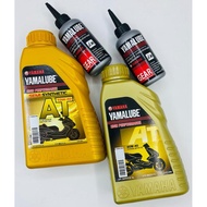 YAMALUBE 20W40 4AT  OIL /10W40 4AT SEMI SCOOTER ( + 2 BOTOL GEAR OIL)( New packing)