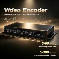 A2DF 8-Channel HD Encoder H265 HEVC H264 Network IPTV CATV Encoder Streaming Media Web Push Streamin