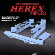 Bumper Miniatur Mobil Pickup HEREX PNP L300 Bahan PVC Super Kuat Pemasangan Mudah Gratis Double Tape