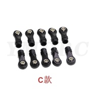 10Pcs พลาสติก M4 Rod End Link Linkage Balls Joint Head สำหรับ1/10 RC รถ Crawler Axial SCx10 II 90046 TRAxxAS TRx4