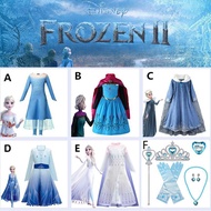Princess Dress Anna Princess Elsa Cosplay Dress Party Dress for Kids Girl Dress