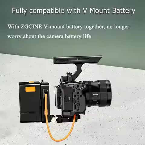 ZGCINE DTap to NP-FW50 & USB-C PD to NP-FW50 Dummy Battery Cable for Sony A7III A6000 A6400 A7II A7R