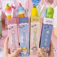 【6pcs /1box】Mystery lucky box Black Ink Blind box pen decompression pen Children's Day gift present 