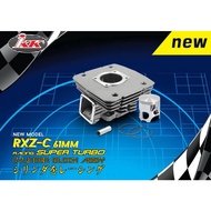 RXZ RXZ135 RXZ 5PV CATALYZER IKK RACING CYLINDER BLOCK SUPER TURBO 61MM 62MM