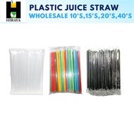 Thin Straw Individual Wrapped(21CM/23CM) /Juice Straw/ Iced Coffee Straw