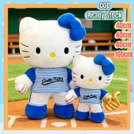 (COD) Ready Stock 80/100cm Baseball hello kitty plushie  Hello Kitty  plush toy 40cm Hello kitty bea