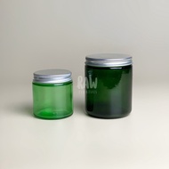 ☬✿Green Glass Candle Jar 120ml / 250ml