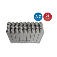 ALPHABET A-Z 0-9 LETTER NUMBER NOMBOR PUNCH PUNCHES PLATE BOARD METAL BESI STAMP CHOP MERWIN