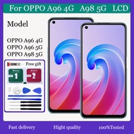 Original AMOLED For OPPO A96 4G 5G A98 5G LCD Display Touch Screen Replacement