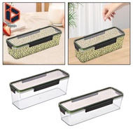 blesiya Pasta Container Noodles Box Stackable Pasta Canister Nonstick Airtight Pasta