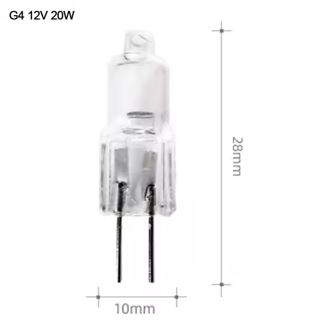 5pcs 2023 Glass tube G4 G5.3 G9 halogens Bulb Dimmable 10W 20W 35W 40W Ceramic Lamp 12V/220V Aromath