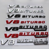 Mercedes-Benz V8 V12 BITURBO4MATIC Fender Side Mark Car Mark Word Mark TURBO 4MATIC AMG Mark