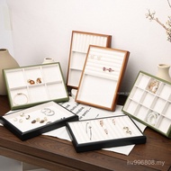 Necklace Storage Display Seeing Pallet Mixed Color Jewelry Tray Ring Display Jewelry Lining Linen Va