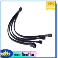 4Pin 1 to 2/3/4 fan splitter cable | Mainboard standard PWM fan splitter wire