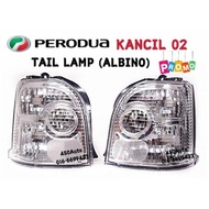 Kancil 02 Tail Lamp Full White Albino Clear // Kancil Belalang Lampu Belakang / Lampu Bulat Sepasang