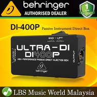 Behringer DI-400P High Performance Passive Instrument Direct Box (DI400P DI 400P)