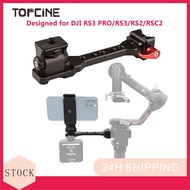 Topcine RS3 Gimbal Monitor Mount RS4 Pro Handle Extension Plate with 1/4" Thread Cold Shoe Mount for