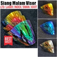 HELMET VISOR Siang Malam V Shape BOB HEATH for LTD LASER RANGER Project 46 INDEX SWAN XDOT G518 BOB 