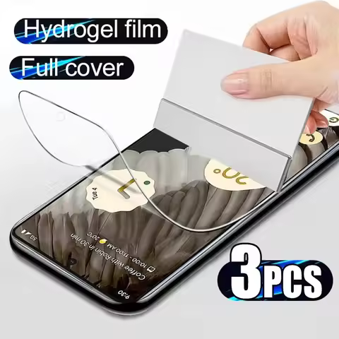 3Pcs Hydrogel Film For Google Pixel 6 6a 7 7a 8 8a For Pixel 6Pro 7Pro 8Pro Screen Protector Flim