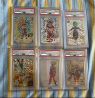 日版 日版 日版 七龍珠英雄 SDBH PSA 四星 隱藏 CP 軟套 周年卡簿