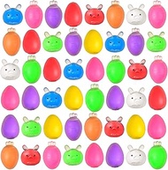 48Pack Easter Mini Sensory Stress Balls, Mini Squeeze Ball Mochis Squishy Toys, Easter Basket Stuffers Egg Fillers Party Favor Gifts