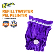 Lucsa Refill Twister Floor Spin Wringer Microfiber Cloth Wringer Twist Mop