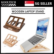 adjustable Laptop stand solid wood stand tablet ipad stand solid wood