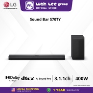 LG S70TY Soundbar 400W 3.1.1ch High Res Audio Sound Bar with Dolby Atmos WAH LEE STORE